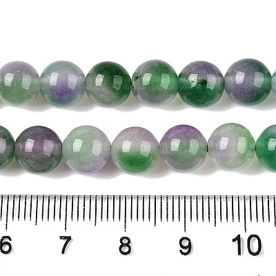 Dyed Natural White Jade Beads Strands G-T138-8mm-210-5-1