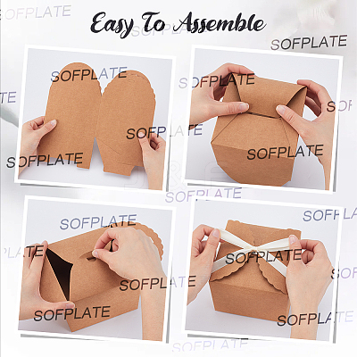 10Pcs Square Paper Storage Boxes CON-SP0001-31B-1