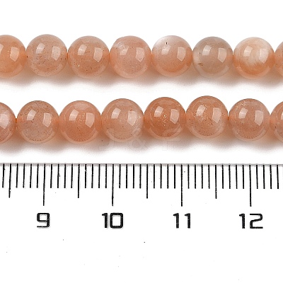 Natural Multi-Moonstone Beads Strands X-G-J157-6mm-06A-01-1