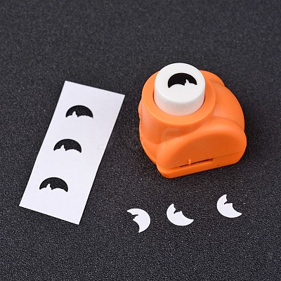 Random Single Color or Random Mixed Color Mini Plastic Craft Paper Punch Sets for Scrapbooking & Paper Crafts AJEW-L051-09-1