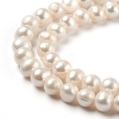 Natural Cultured Freshwater Pearl Beads Strands PEAR-L033-19-01-1