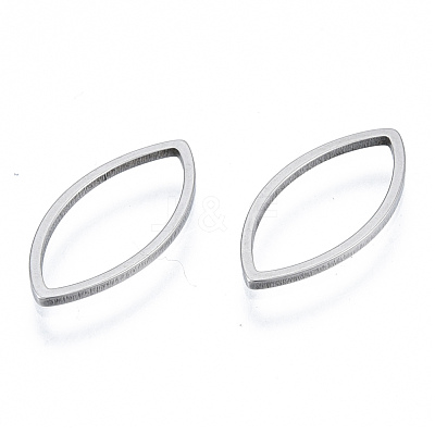 Non-Tarnish 201 Stainless Steel Linking Rings STAS-N090-T05-1-1