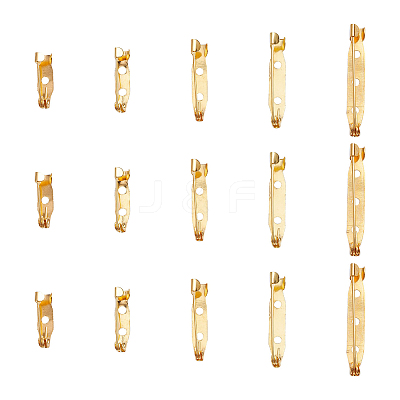 50Pcs 5 Styles Alloy Brooch Findings PALLOY-CJ0002-75-1