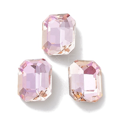 Glass Rhinestone Cabochons RGLA-G020-01E-D508-1