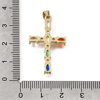 Easter Brass Pave Cubic Zirconia Pendants CU-E002-01F-G04-1