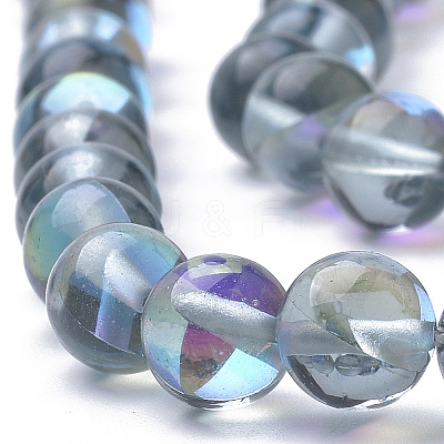 Synthetic Moonstone Beads Strands G-S283-03-10mm-1