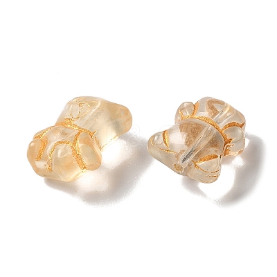 Transparent Lampwork Beads LAMP-P065-06A-06-1