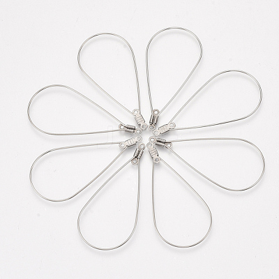 Tarnish Resistant 304 Stainless Steel Wire Pendants X-STAS-S103-08-1