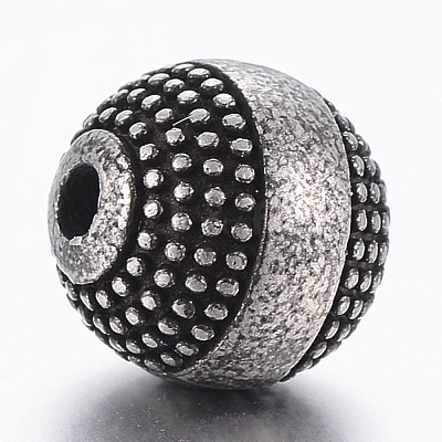 316 Surgical Stainless Steel Beads X-STAS-F160-01B-1