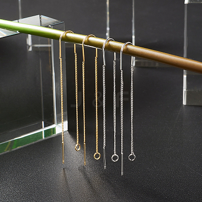 Brass Stud Earring Findings KK-CD0001-02-1