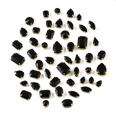 Glass Rhinestone Sew on Rhinestone RB-CBA33FD-01G-01-1