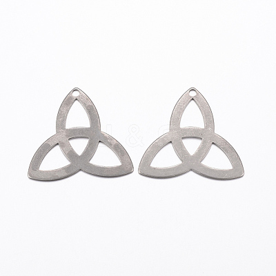 Tarnish Resistant 201 Stainless Steel Pendants STAS-L200-56P-1