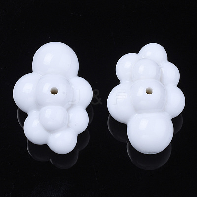 Opaque Acrylic Beads OACR-N130-020A-B01-1