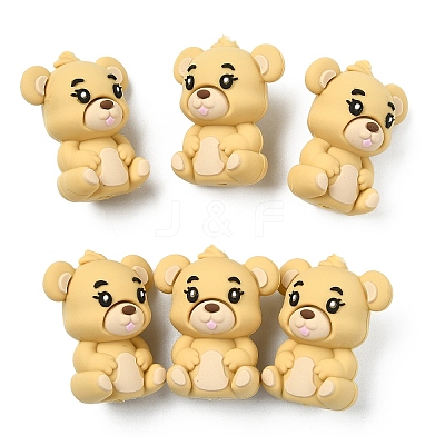 6Pcs Silicone Beads SIL-YW0002-14E-1