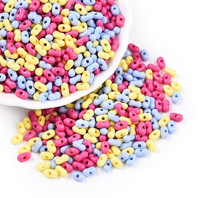 Opaque Acrylic Beads X1-MACR-T048-02M-15-1