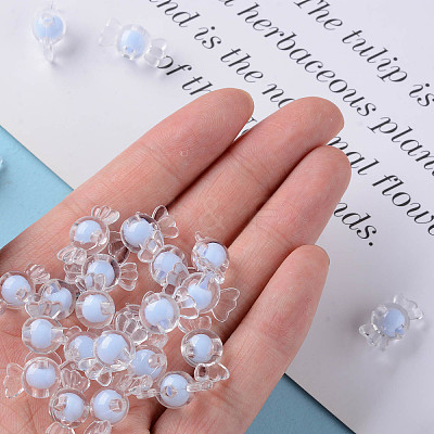 Transparent Acrylic Beads LS-TACR-S152-03A-SS2113-1