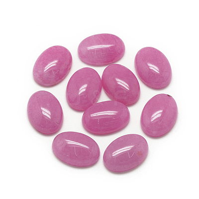 Natural White Jade Cabochons G-R415-13x18-20-1