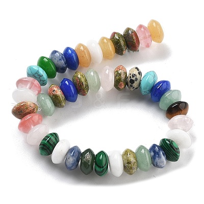 Mixed Gemstone Beads Strands G-P559-A14-02-1