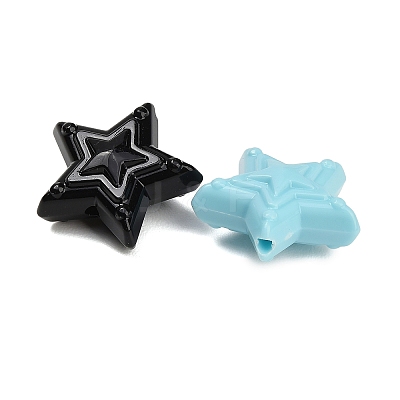 Opaque Acrylic Beads AC-CBA6BCC-03-1