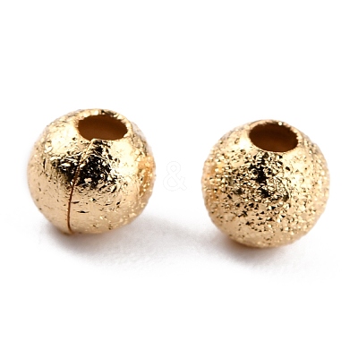 Long-Lasting Plated Brass Beads KK-O133-004A-G-1