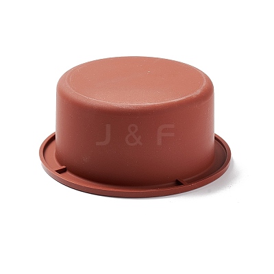 Flat Round Food Grade Silicone Molds LS-DIY-M046-17A-1