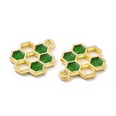 Alloy Enamel Pendants ENAM-J650-06G-01-1