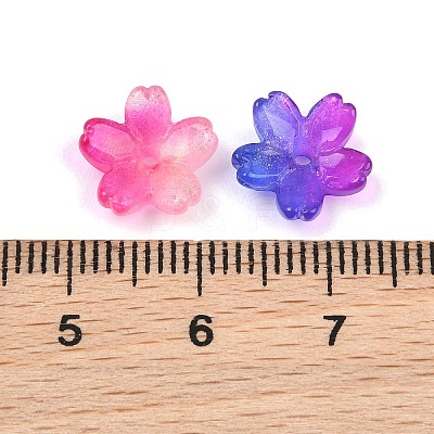 Transparent Handmade Lampwork Beads LA-CBA5F4F-03-1