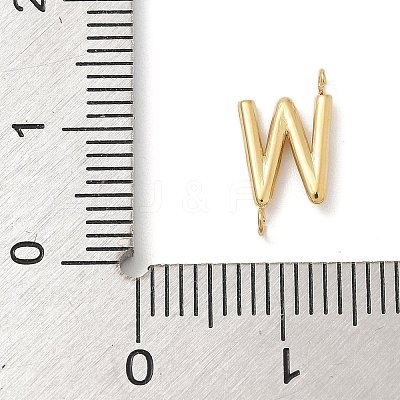 304 Stainless Steel Letter Connector Charms STAS-M108-01G-23-1