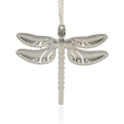Alloy Enamel Dragonfly Big Pendants ENAM-L034-05P-1