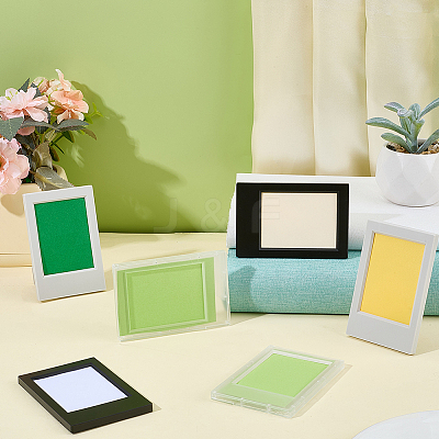 6Pcs 3 Colors Acrylic 3-inch Instant Camera Photo Frame AJEW-CP0011-27-1