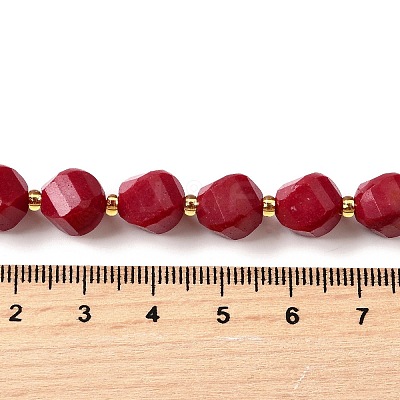 Natural Quartz Dyed Beads Strands G-U023-A02-07-1