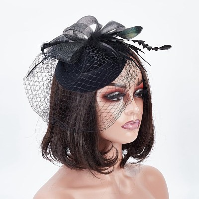 3 Sets 3 Colors Mesh Veil Hair Bands MRMJ-WR0001-05-1