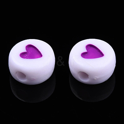 Opaque Acrylic Beads MACR-N008-57D-1