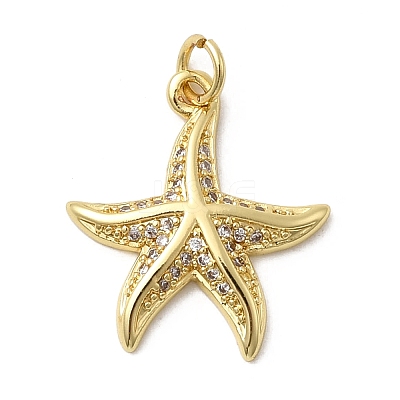 Brass Micro Pave Cubic Zirconia Pendants KK-H092-02C-G-1