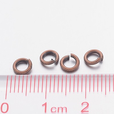 Brass Open Jump Rings JRC5MM-R-1