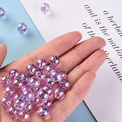 Transparent Acrylic Beads MACR-S370-B10mm-746-1