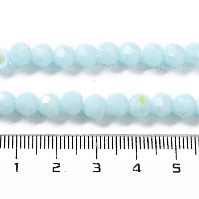 Opaque Glass Beads Strands EGLA-A035-P6mm-L10-1