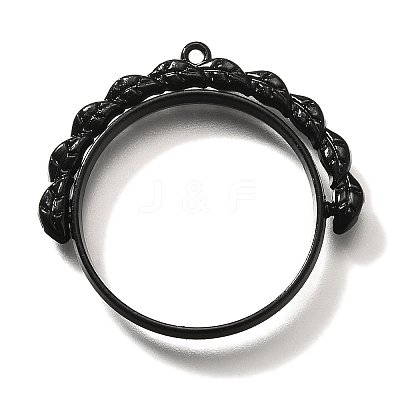 Alloy Open Back Bezel Pendants PALLOY-I223-12EB-1