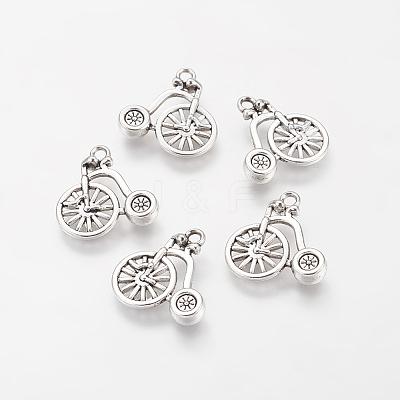 Tibetan Style Alloy Pendants X-TIBEP-0734-S-LF-1