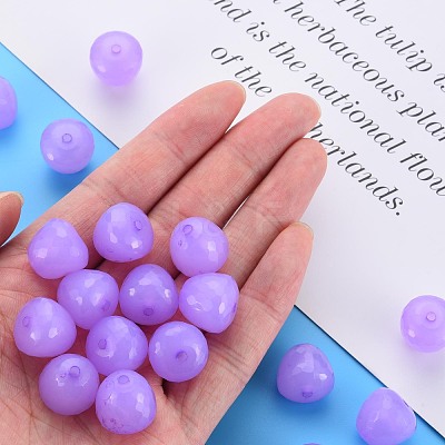 Transparent Acrylic Beads MACR-S373-10E-04-1