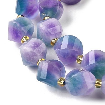 Natural Quartz Dyed Beads Strands G-U023-A02-16-1