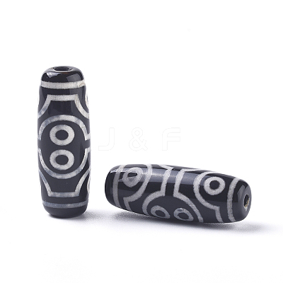Tibetan Style 8-Eye dZi Beads TDZI-D008-21-1