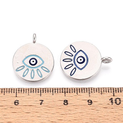 Alloy Enamel Pendants PALLOY-T092-13P-1