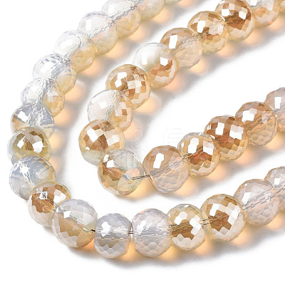 Glass Beads Strands GLAA-Q090-001-1