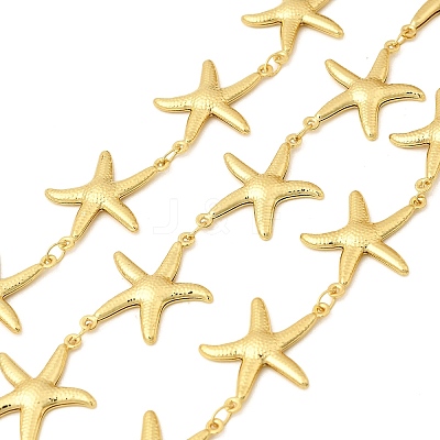 304 Stainless Steel Starfish Link Chains CHS-C021-02D-G-1