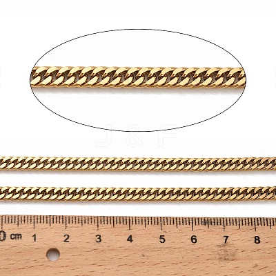 316 Surgical Stainless Steel Cuban Link Chains CHS-B010-01C-G-1