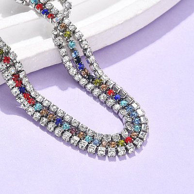 304 Stainless Steel Multi-strand Bracelets BJEW-C103-05P-1