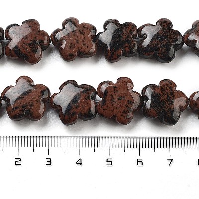 Natural Mahogany Obsidian Beads Strands G-F769-N01-01-1