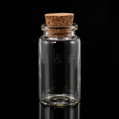 Glass Jar Glass Bottles X-AJEW-H004-4-1