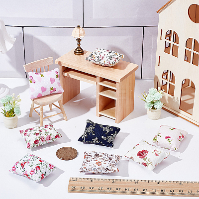 Cloth Mini Furniture Cushion DIY-WH0671-131-1